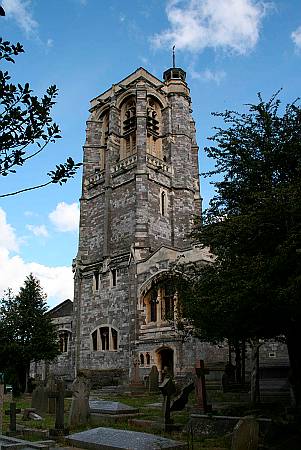 Exeter St David - Detail of the Tower